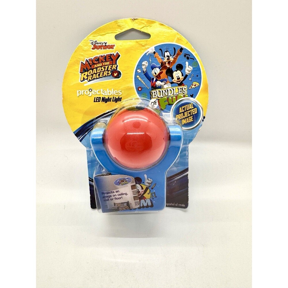 Disney Junior Mickey Roadster Racers Projectables LED Night Light Projector New